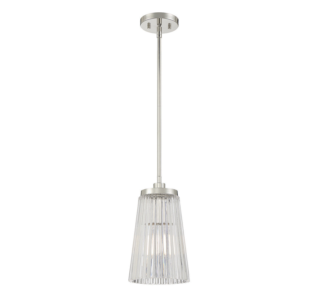 Savoy House Chantilly 7-1742-1-109 Pendant Light - Polished Nickel
