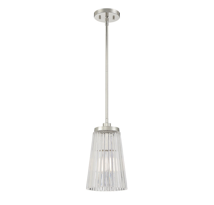 Savoy House Chantilly 7-1742-1-109 Pendant Light - Polished Nickel