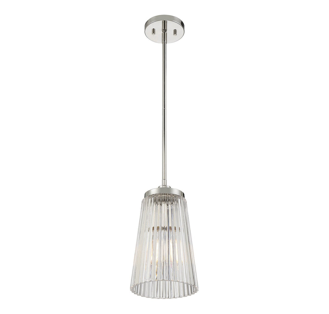 Savoy House Chantilly 7-1742-1-109 Pendant Light - Polished Nickel