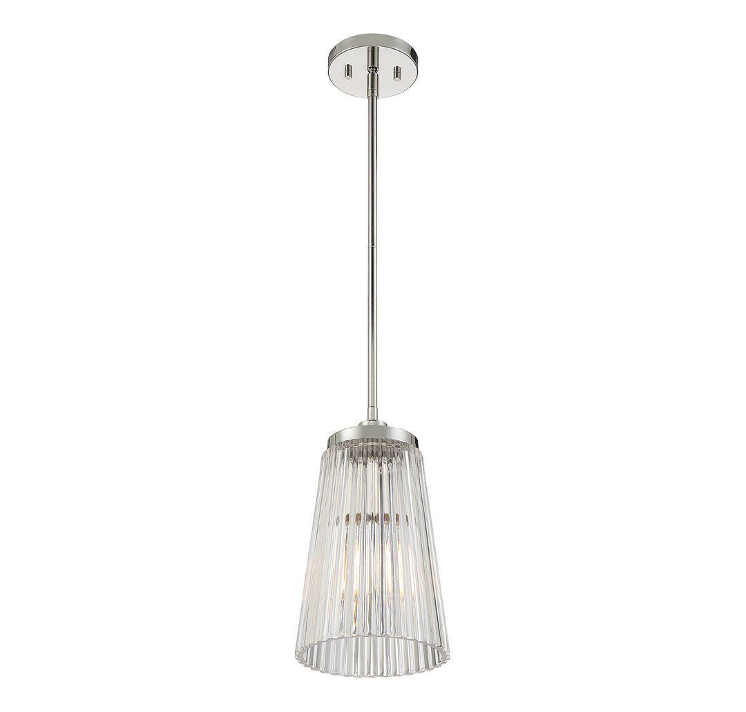 Savoy House Chantilly 7-1742-1-109 Pendant Light - Polished Nickel