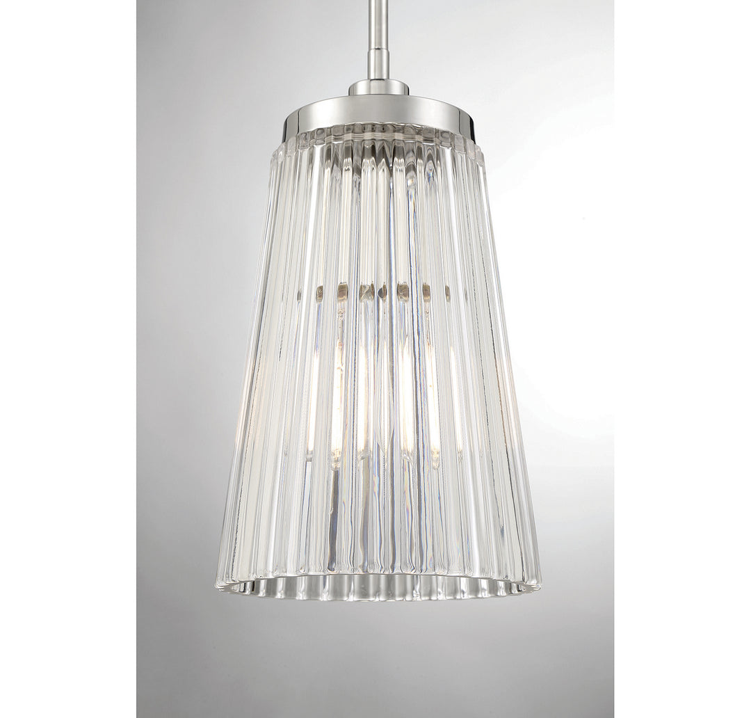 Savoy House Chantilly 7-1742-1-109 Pendant Light - Polished Nickel
