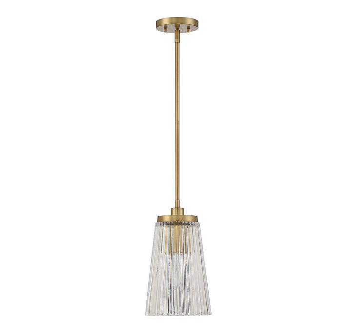 Savoy House Chantilly 7-1742-1-322 Pendant Light - Warm Brass