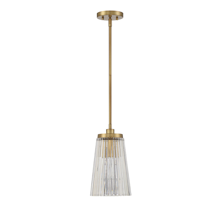 Savoy House Chantilly 7-1742-1-322 Pendant Light - Warm Brass
