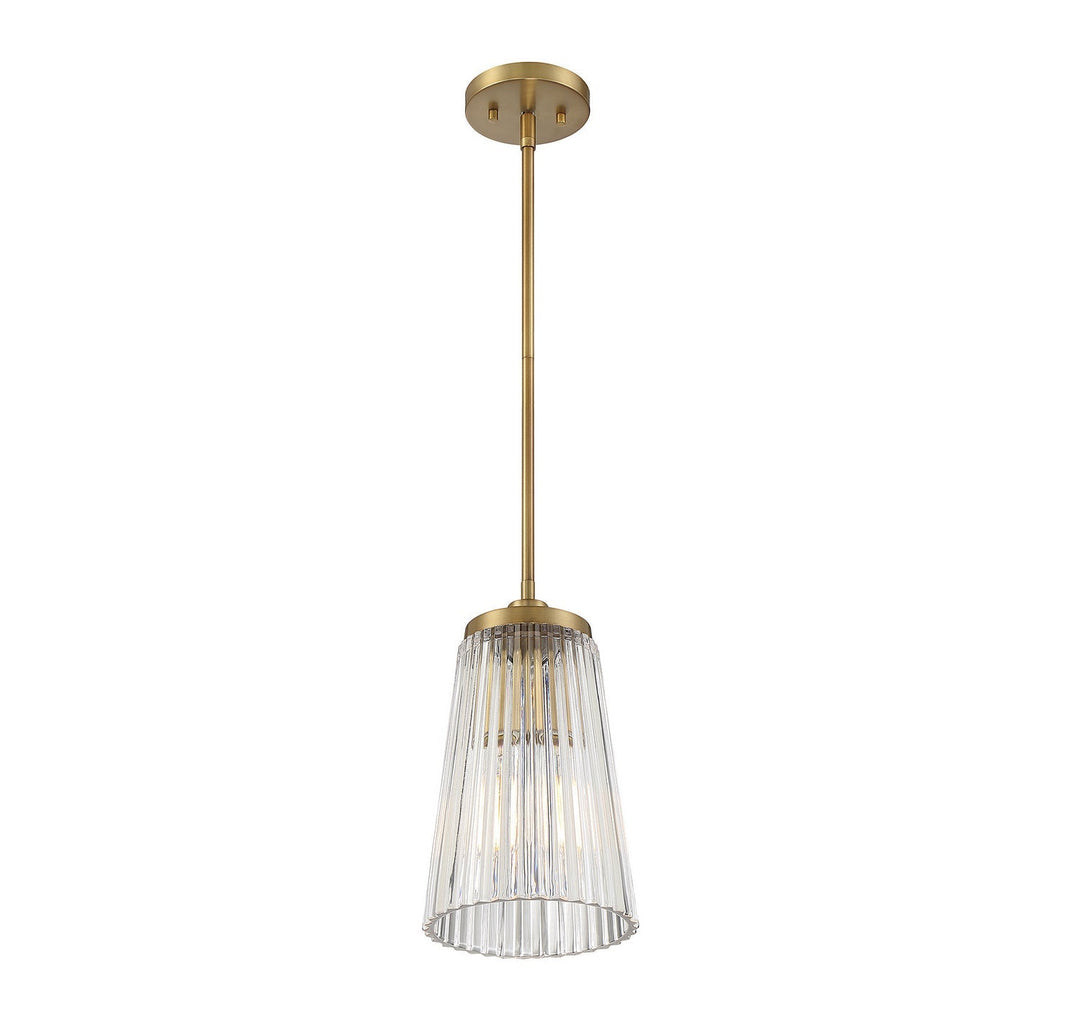Savoy House Chantilly 7-1742-1-322 Pendant Light - Warm Brass