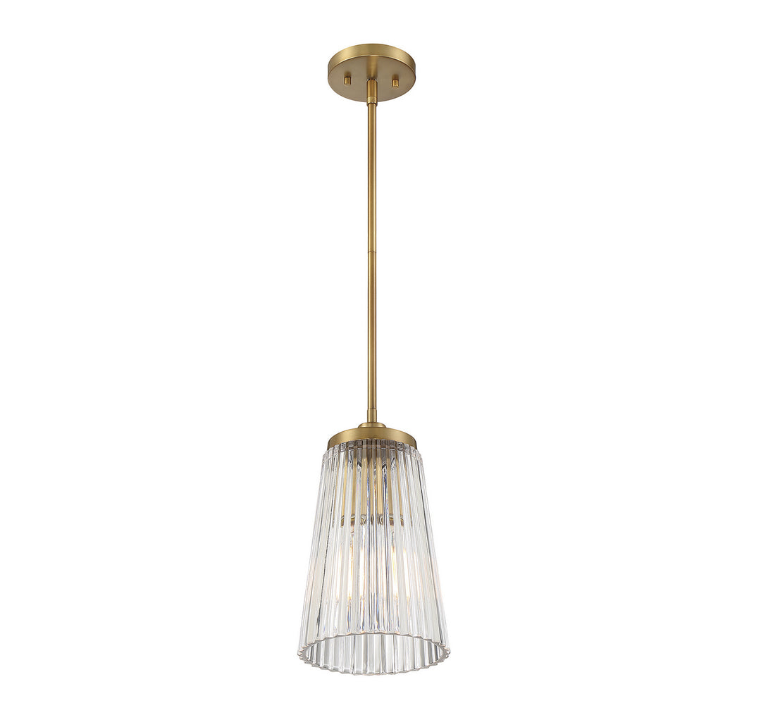 Savoy House Chantilly 7-1742-1-322 Pendant Light - Warm Brass