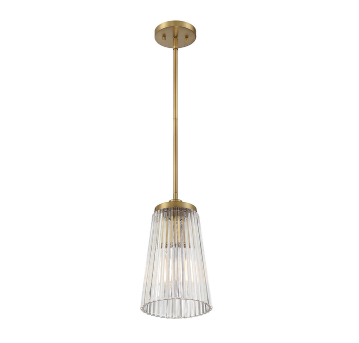 Savoy House Chantilly 7-1742-1-322 Pendant Light - Warm Brass