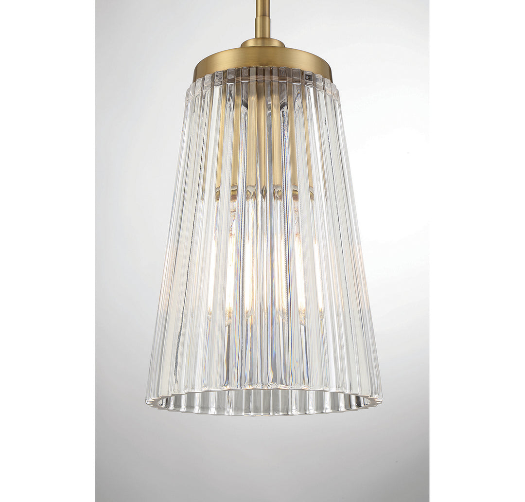 Savoy House Chantilly 7-1742-1-322 Pendant Light - Warm Brass