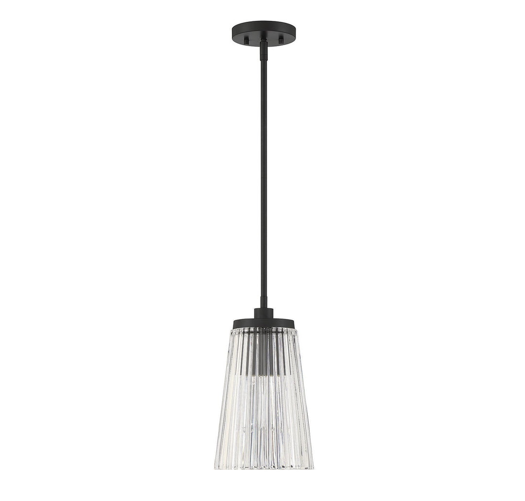 Savoy House Chantilly 7-1742-1-89 Pendant Light - Matte Black