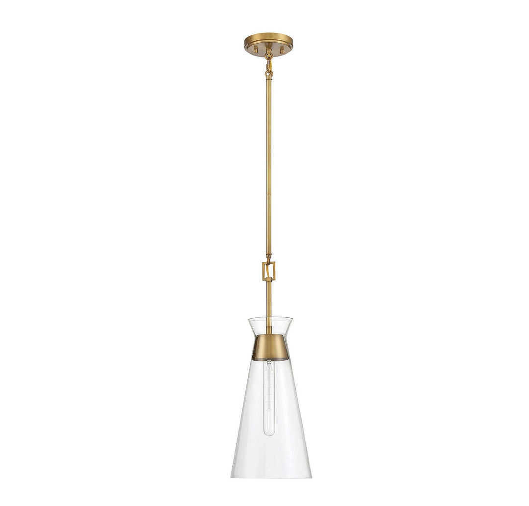Savoy House Lakewood 7-1831-1-322 Pendant Light - Warm Brass