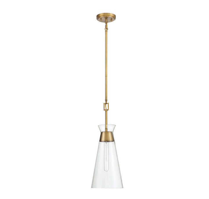 Savoy House Lakewood 7-1831-1-322 Pendant Light - Warm Brass