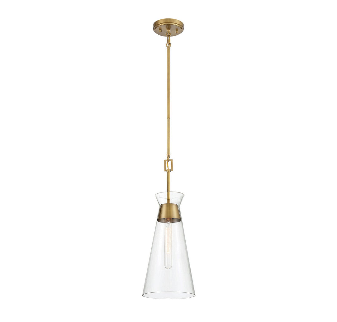 Savoy House Lakewood 7-1831-1-322 Pendant Light - Warm Brass