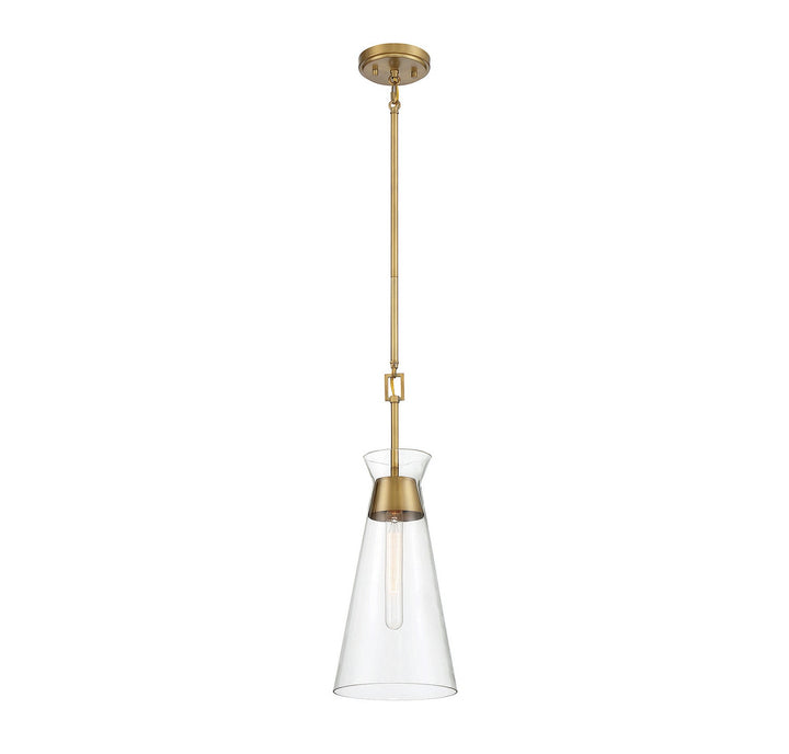 Savoy House Lakewood 7-1831-1-322 Pendant Light - Warm Brass