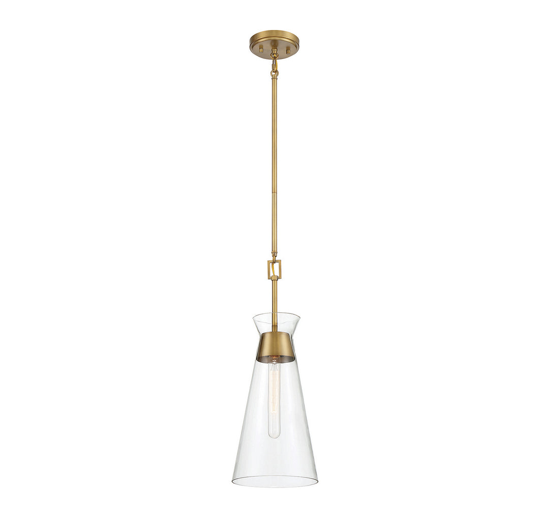 Savoy House Lakewood 7-1831-1-322 Pendant Light - Warm Brass