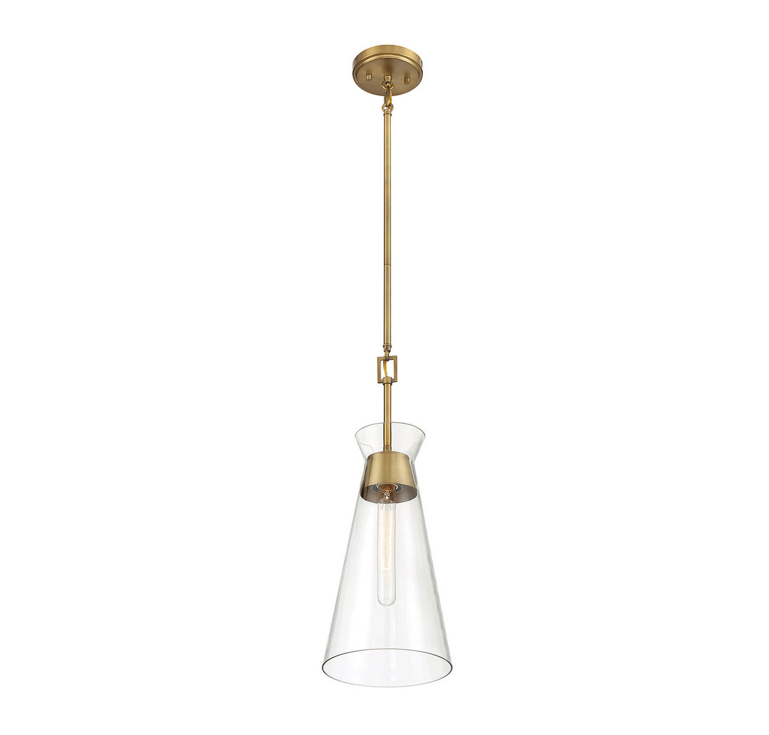 Savoy House Lakewood 7-1831-1-322 Pendant Light - Warm Brass
