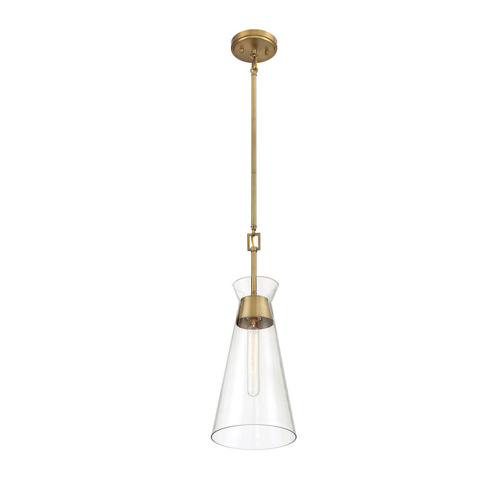Savoy House Lakewood 7-1831-1-322 Pendant Light - Warm Brass