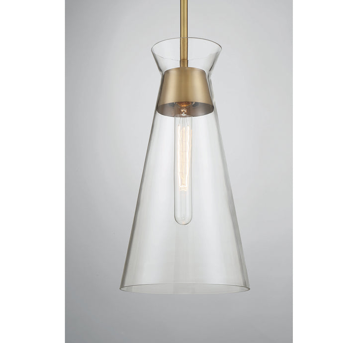 Savoy House Lakewood 7-1831-1-322 Pendant Light - Warm Brass