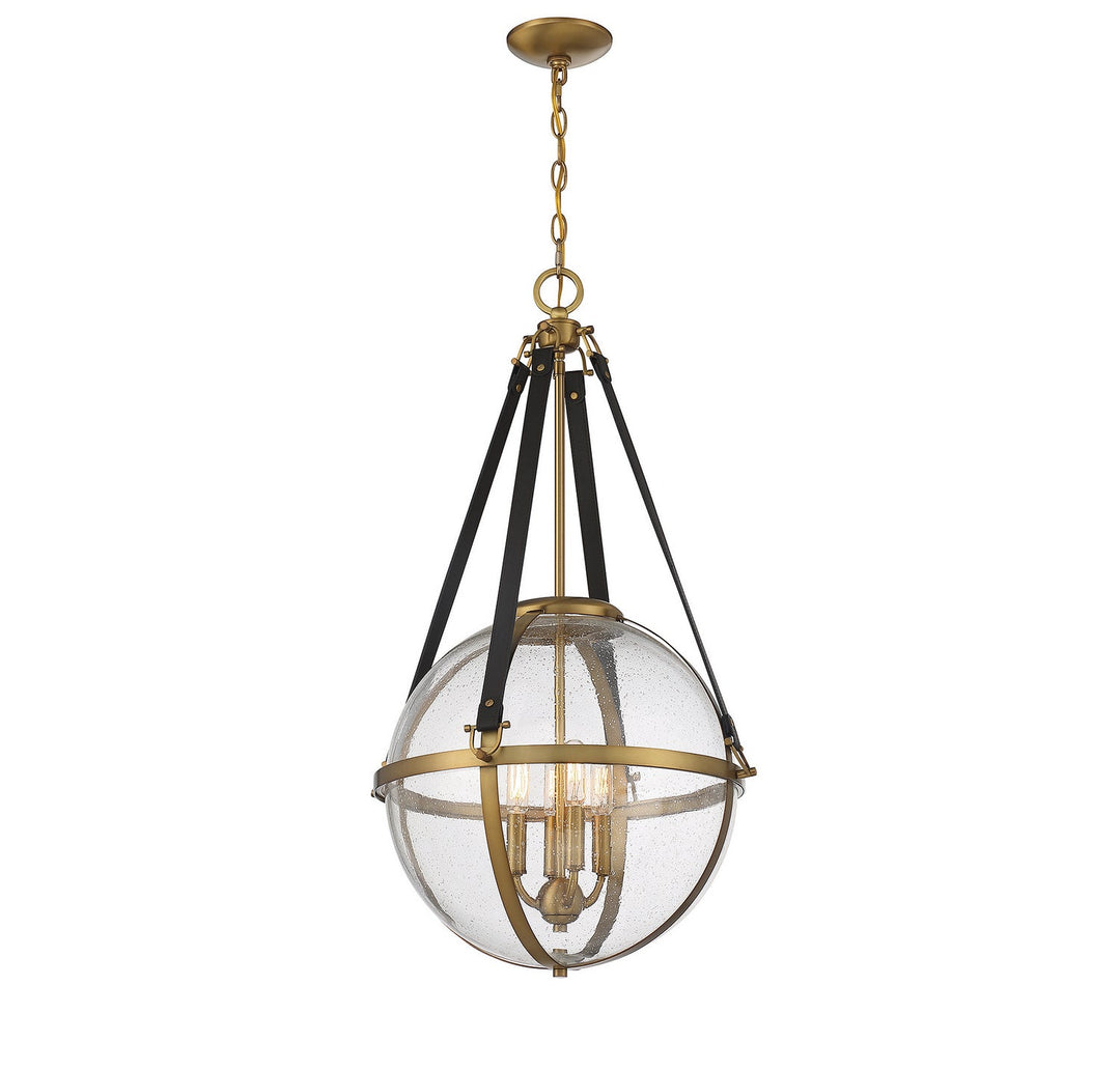 Savoy House Bozeman 7-1836-4-322 Pendant Light - Warm Brass