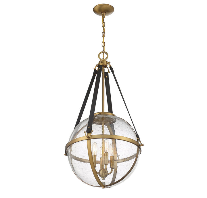 Savoy House Bozeman 7-1836-4-322 Pendant Light - Warm Brass