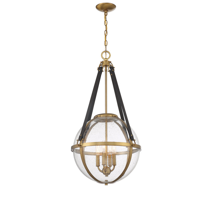 Savoy House Bozeman 7-1836-4-322 Pendant Light - Warm Brass