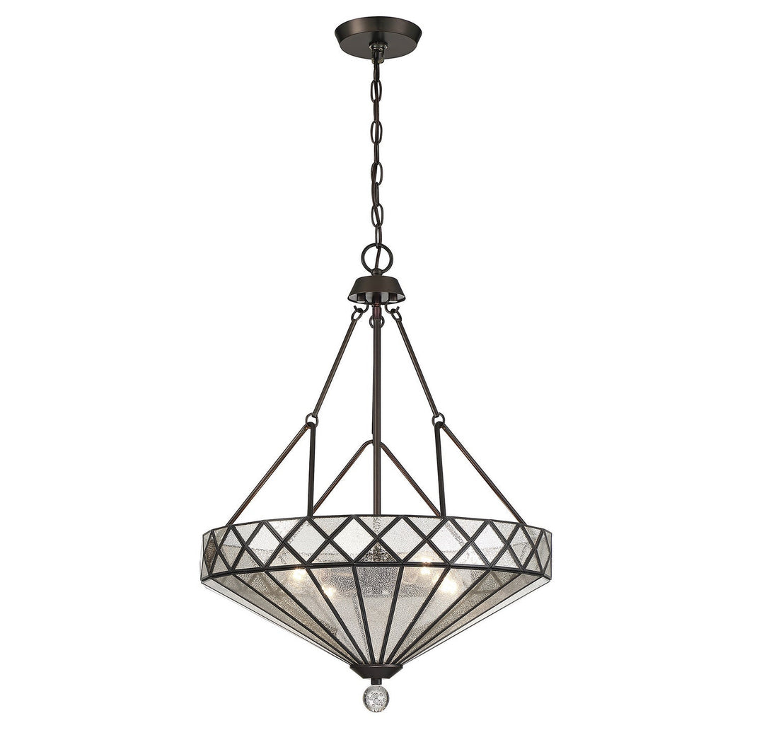 Savoy House Emerald 7-1870-4-28 Pendant Light - Oiled Burnished Bronze