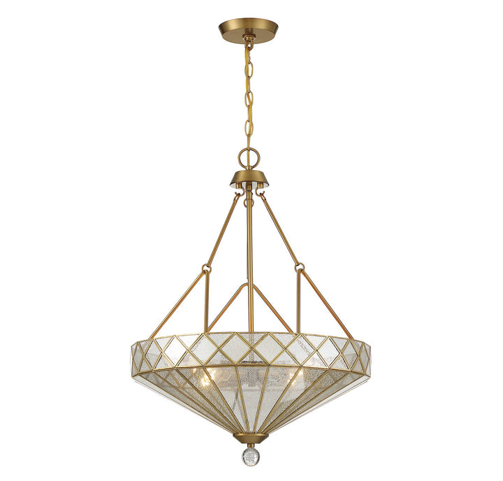Savoy House Emerald 7-1870-4-322 Pendant Light - Warm Brass