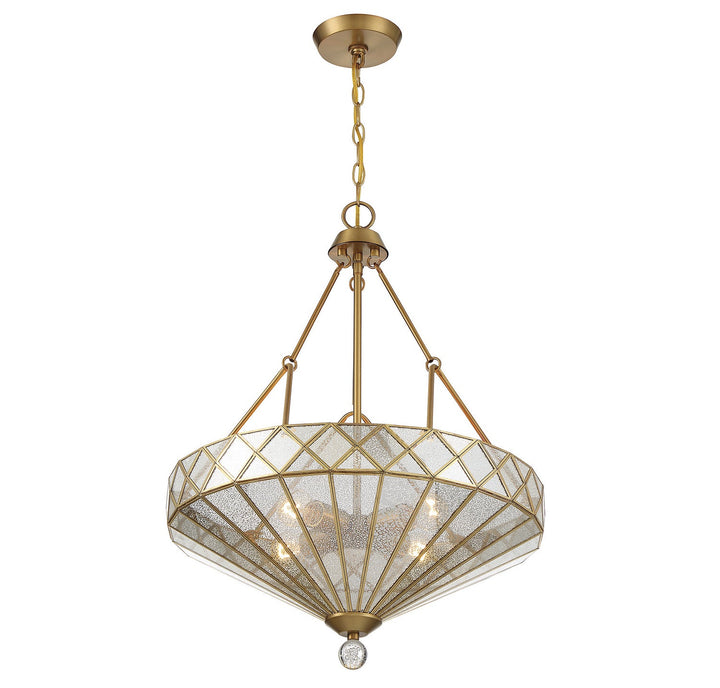 Savoy House Emerald 7-1870-4-322 Pendant Light - Warm Brass