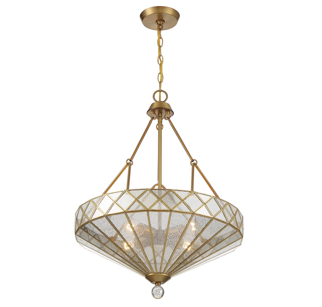 Savoy House Emerald 7-1870-4-322 Pendant Light - Warm Brass