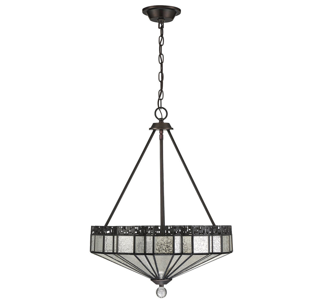 Savoy House Baguette 7-1871-4-28 Pendant Light - Oiled Burnished Bronze