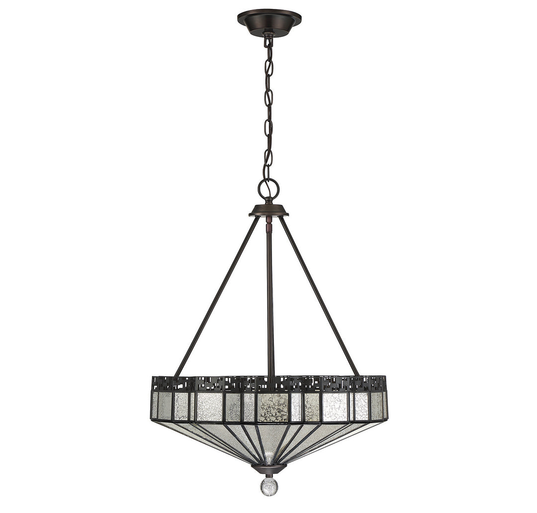 Savoy House Baguette 7-1871-4-28 Pendant Light - Oiled Burnished Bronze