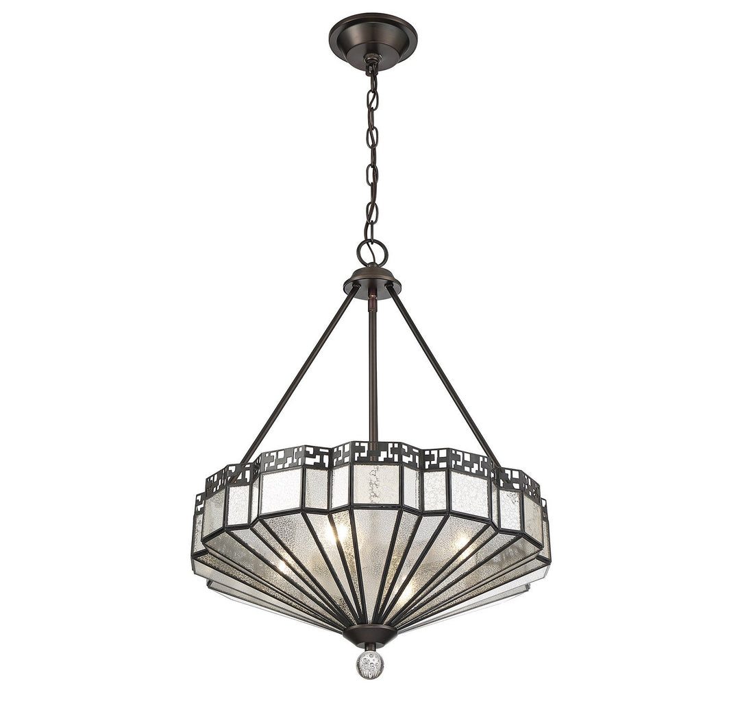 Savoy House Baguette 7-1871-4-28 Pendant Light - Oiled Burnished Bronze