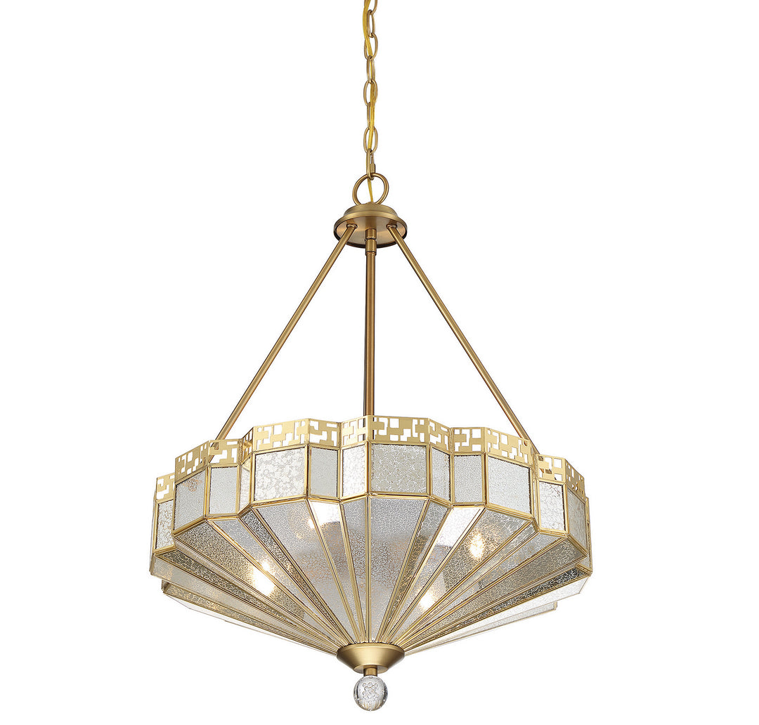 Savoy House Baguette 7-1871-4-322 Pendant Light - Warm Brass