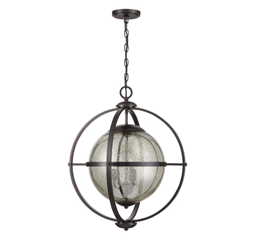 Savoy House Pearl 7-1872-3-28 Pendant Light - Oiled Burnished Bronze