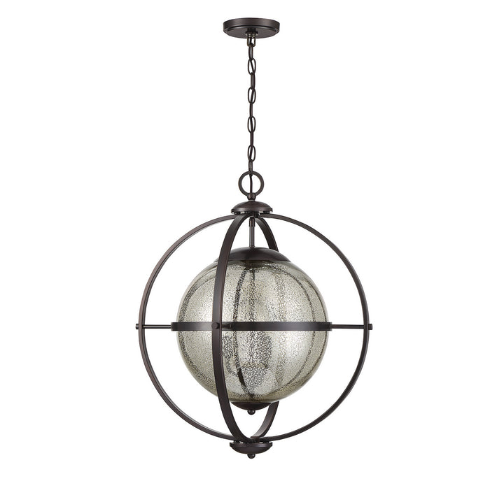 Savoy House Pearl 7-1872-3-28 Pendant Light - Oiled Burnished Bronze