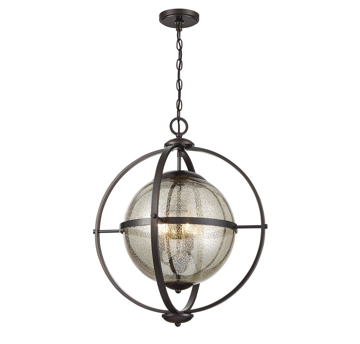 Savoy House Pearl 7-1872-3-28 Pendant Light - Oiled Burnished Bronze