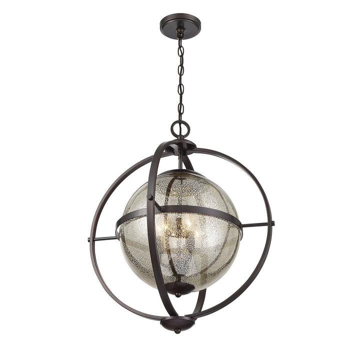 Savoy House Pearl 7-1872-3-28 Pendant Light - Oiled Burnished Bronze