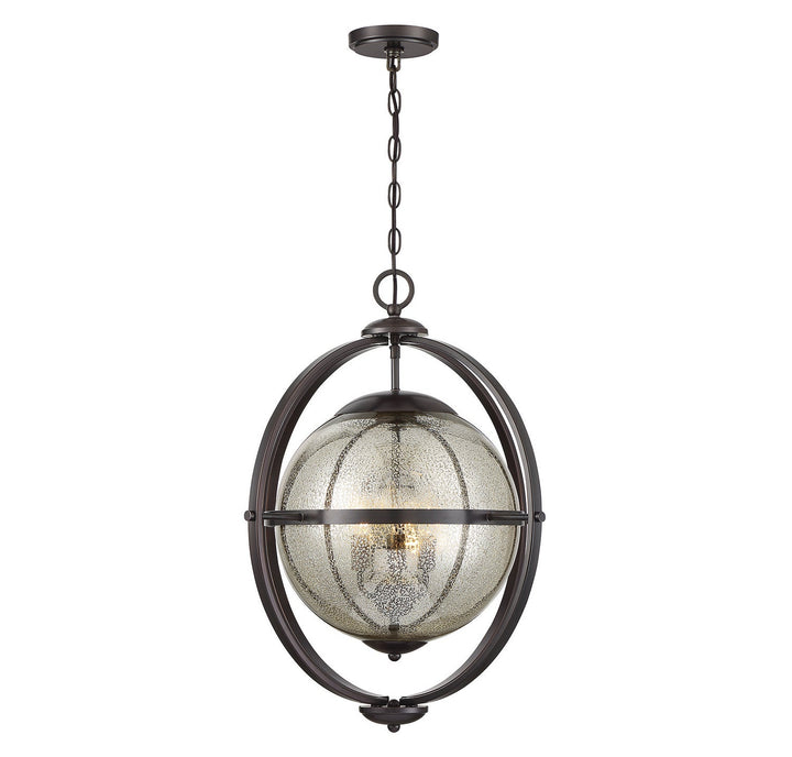 Savoy House Pearl 7-1872-3-28 Pendant Light - Oiled Burnished Bronze