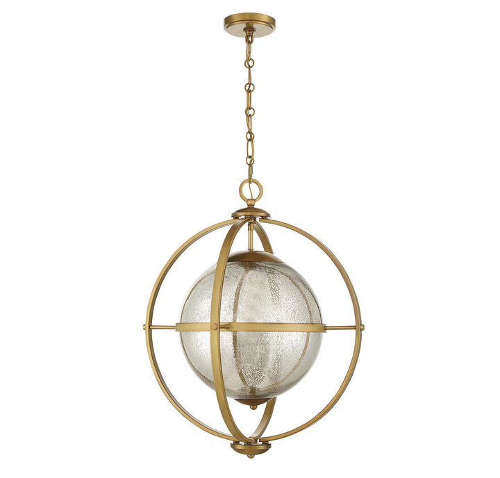 Savoy House Pearl 7-1872-3-322 Pendant Light - Warm Brass