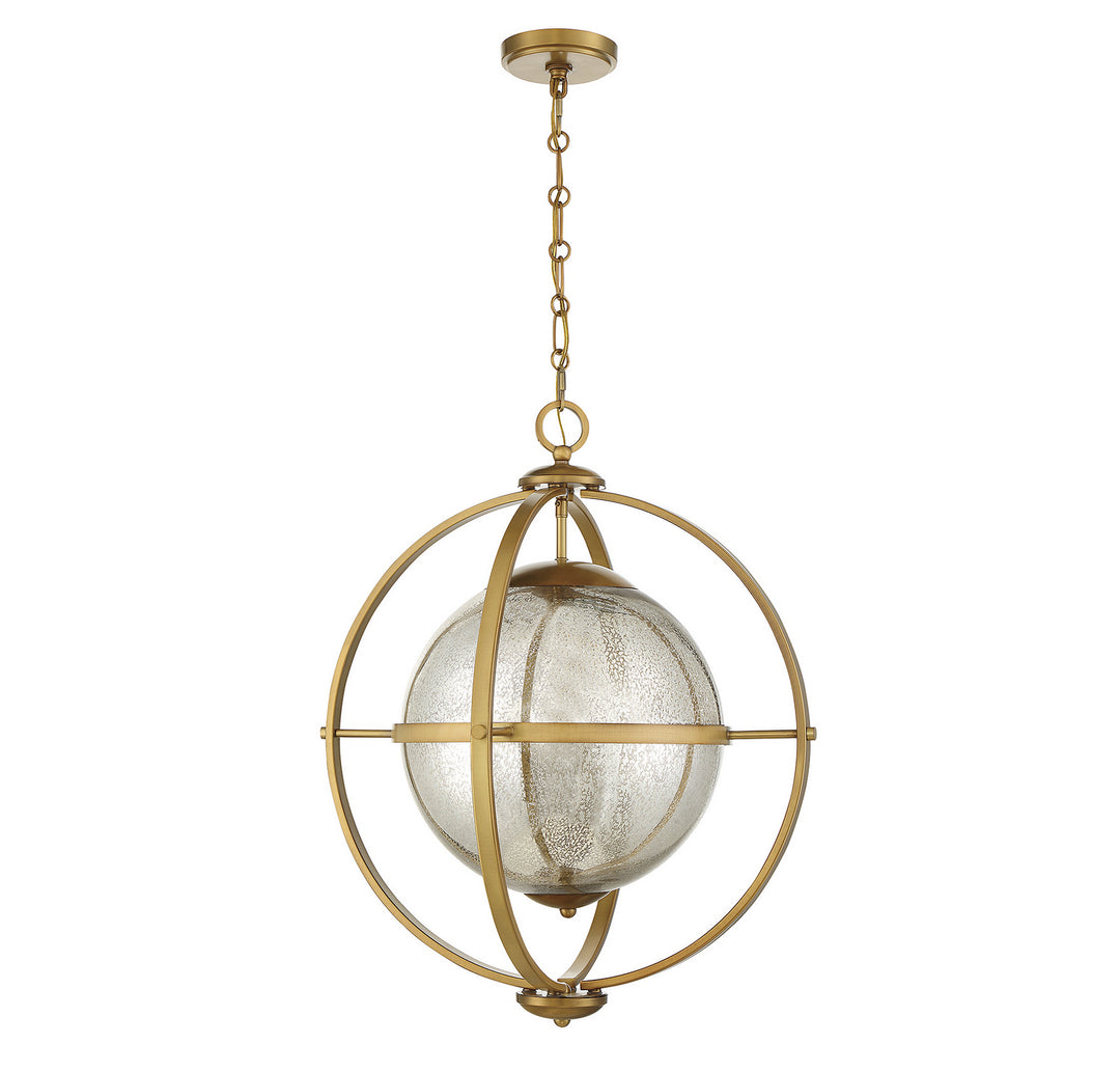 Savoy House Pearl 7-1872-3-322 Pendant Light - Warm Brass