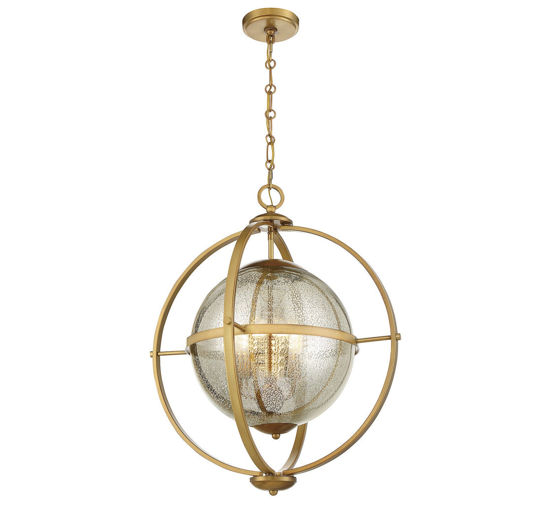 Savoy House Pearl 7-1872-3-322 Pendant Light - Warm Brass