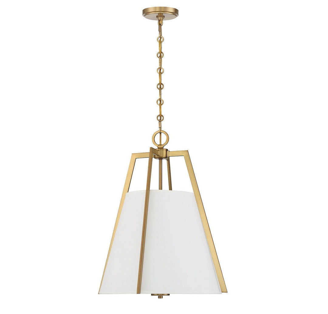 Savoy House Mansfield 7-1875-3-322 Pendant Light - Warm Brass