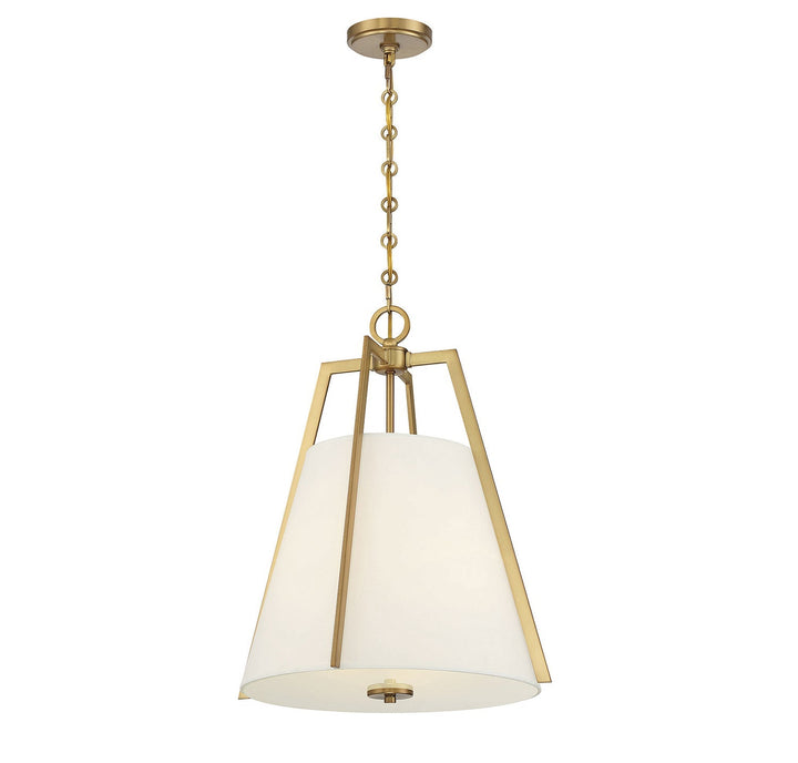 Savoy House Mansfield 7-1875-3-322 Pendant Light - Warm Brass