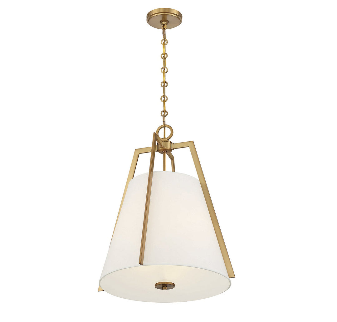 Savoy House Mansfield 7-1875-3-322 Pendant Light - Warm Brass