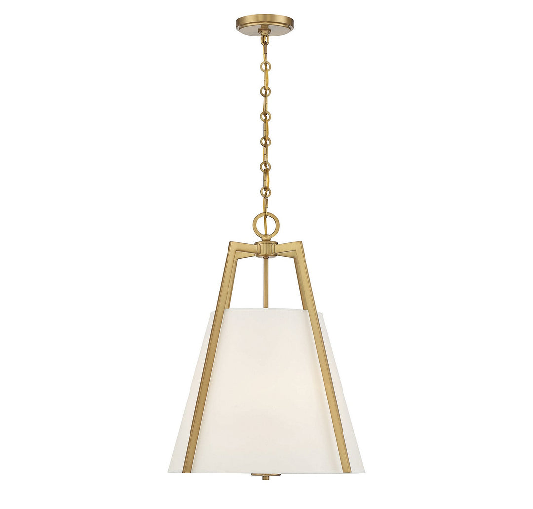 Savoy House Mansfield 7-1875-3-322 Pendant Light - Warm Brass