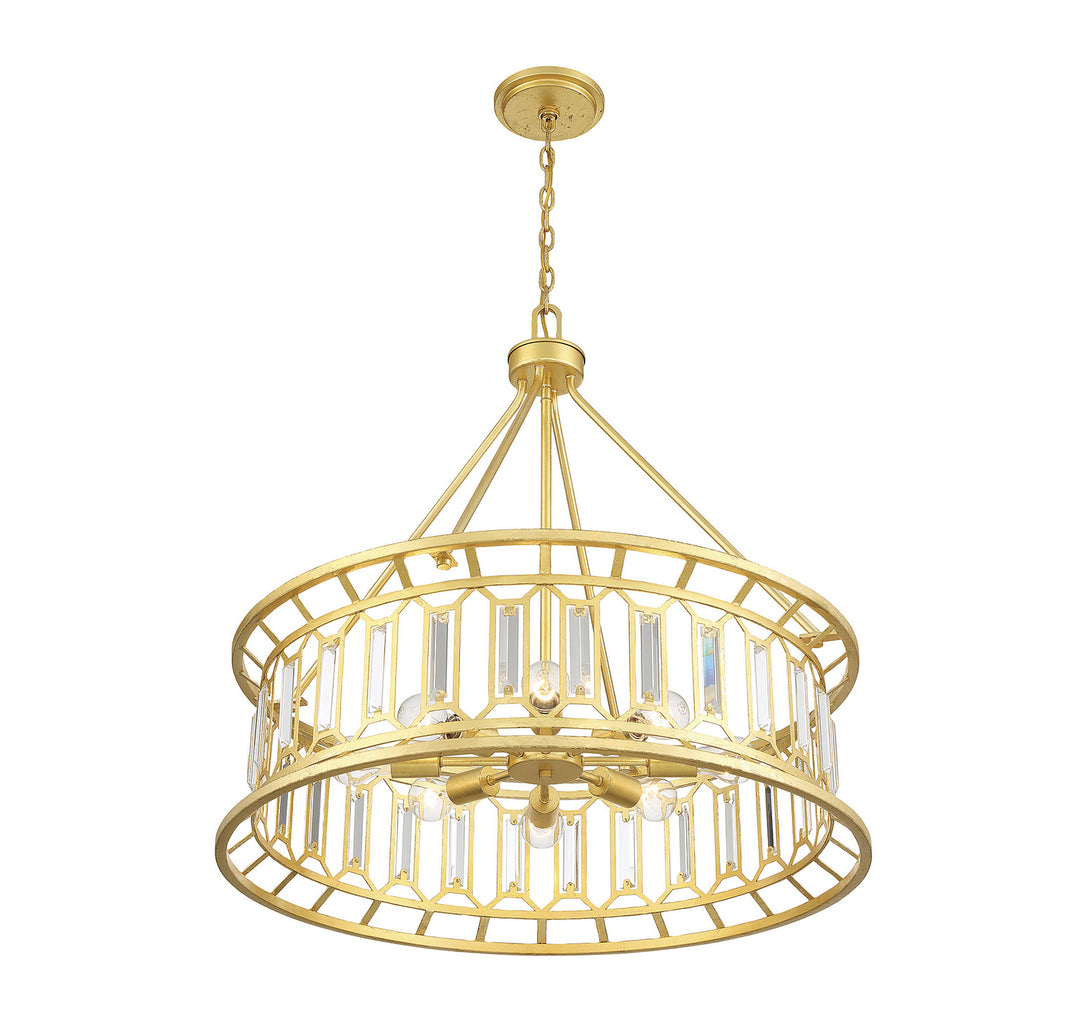 Savoy House Daintree 7-1947-8-260 Pendant Light - True Gold