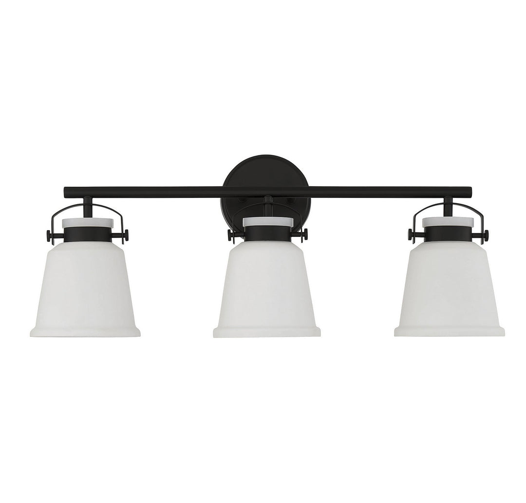 Savoy House Kaden 8-1627-3-BK Bath Vanity Light 26 in. wide - Matte Black