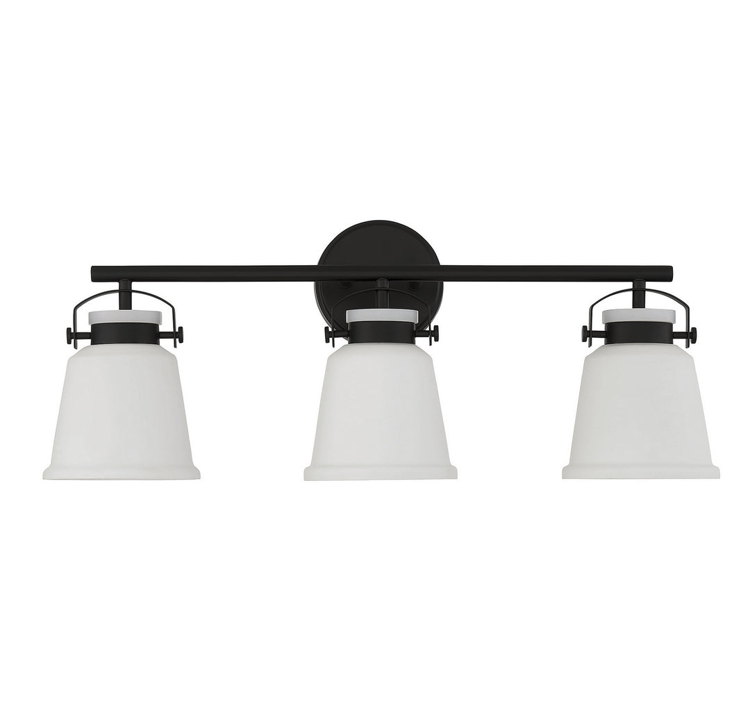 Savoy House Kaden 8-1627-3-BK Bath Vanity Light 26 in. wide - Matte Black