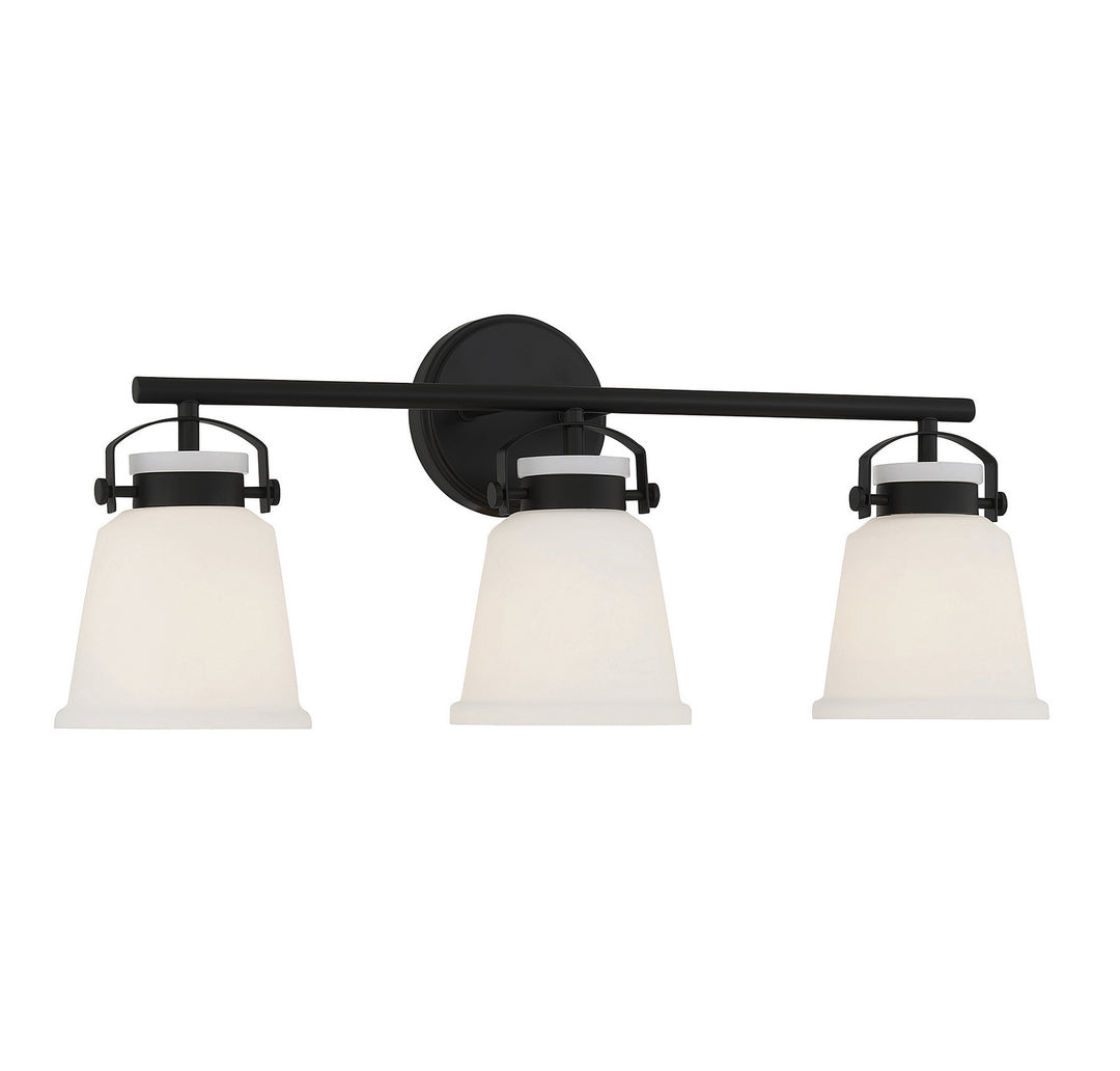 Savoy House Kaden 8-1627-3-BK Bath Vanity Light 26 in. wide - Matte Black