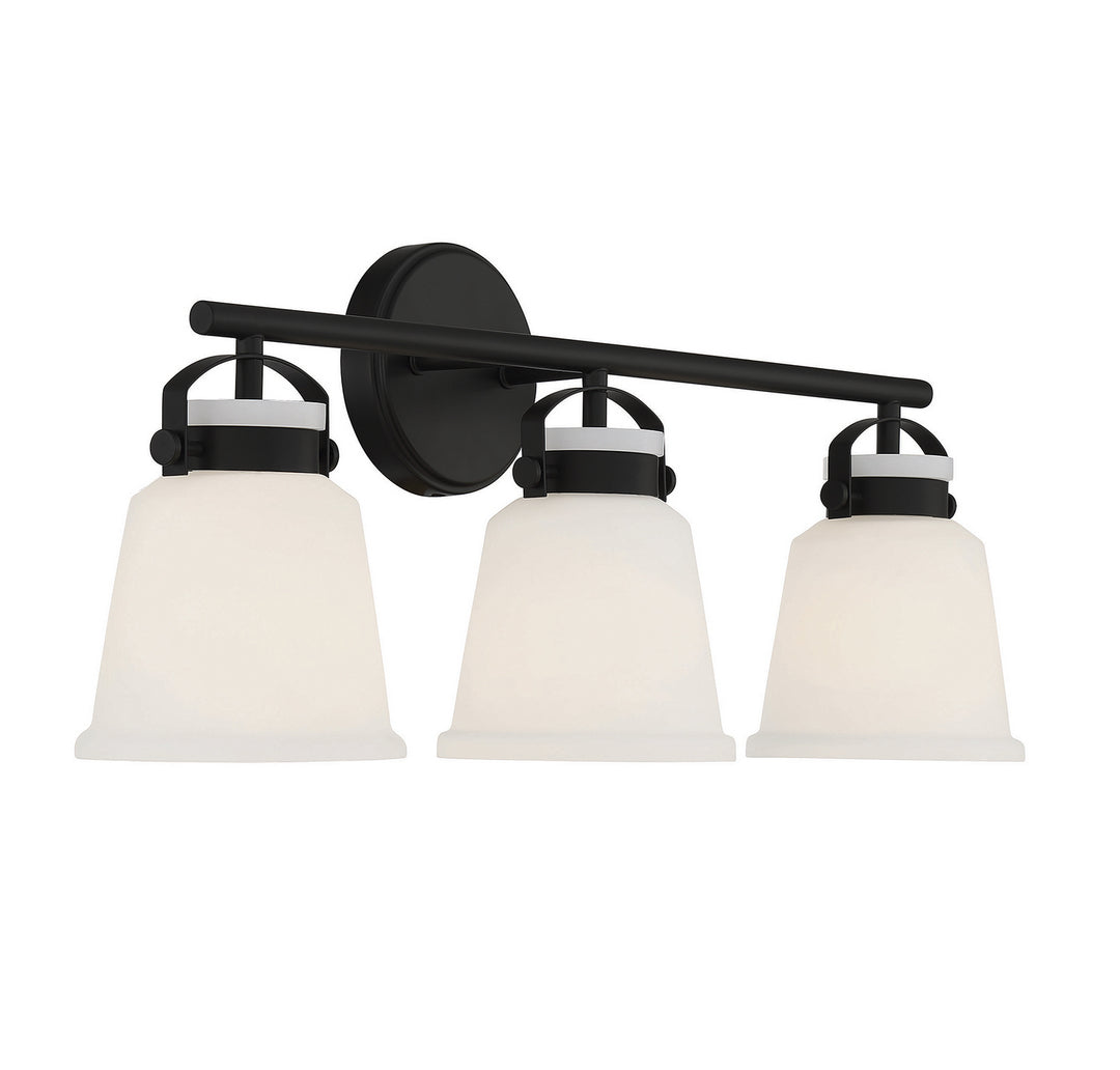 Savoy House Kaden 8-1627-3-BK Bath Vanity Light 26 in. wide - Matte Black