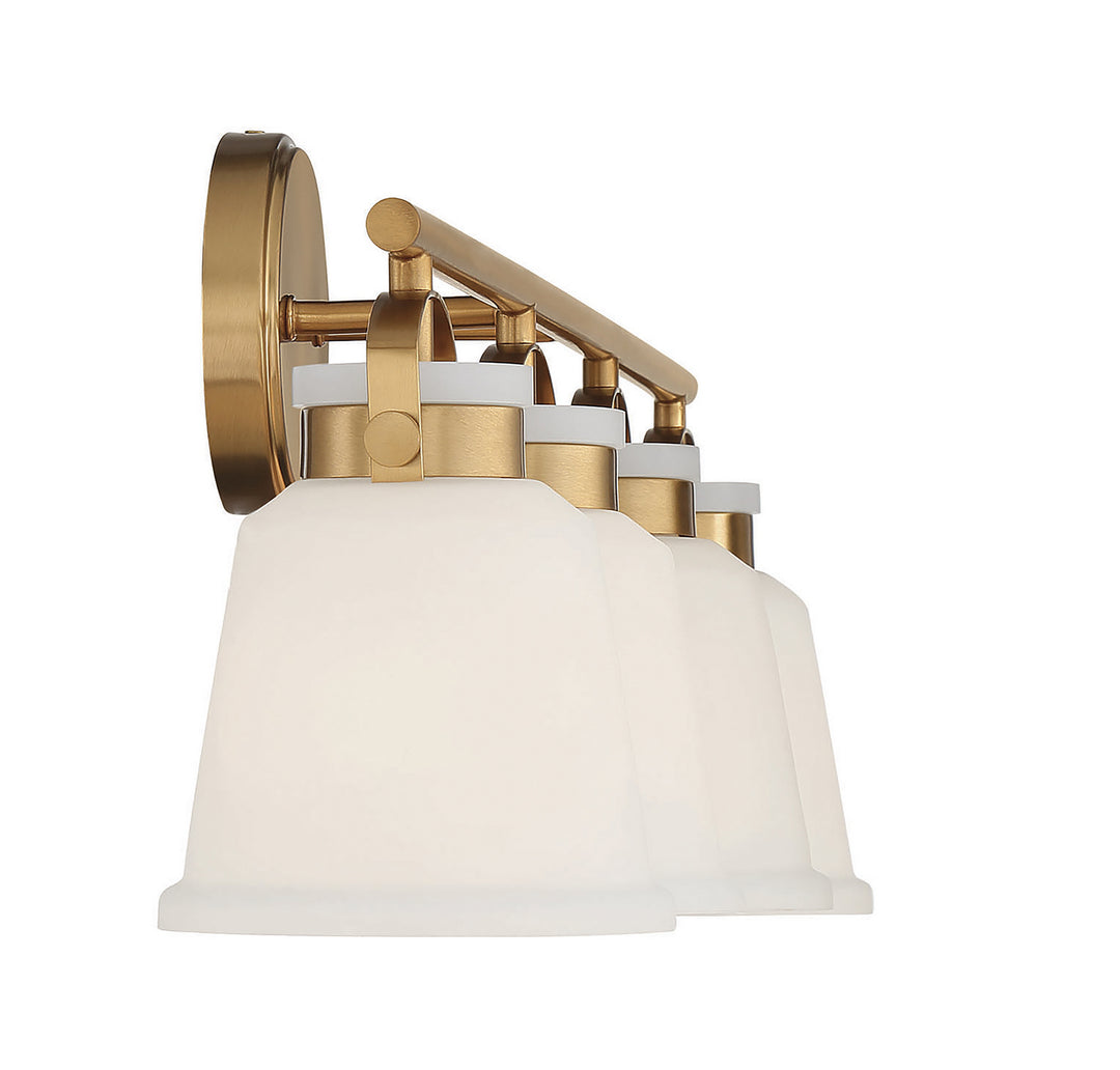 Savoy House Kaden 8-1627-4-322 Bath Vanity Light 34 in. wide - Warm Brass