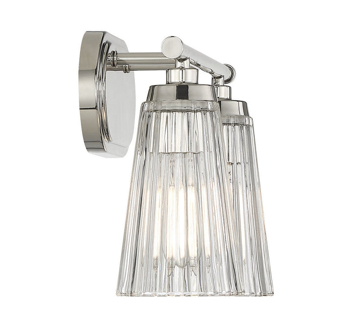 Savoy House Chantilly 8-1745-2-109 Bath Vanity Light 14 in. wide - Polished Nickel